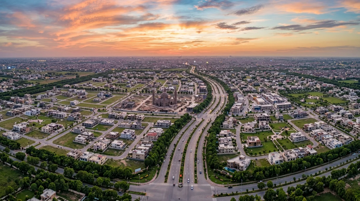 LDA City Lahore Boulevard View